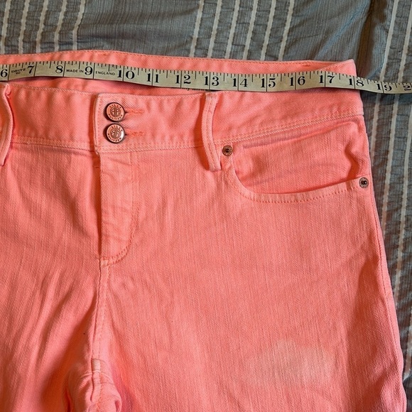 LILLY PULITZER Pink/Coral Worth Skinny Mini Zip Size 12 - Picture 13 of 16